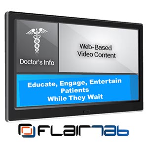 Flairtab Waiting Room TV