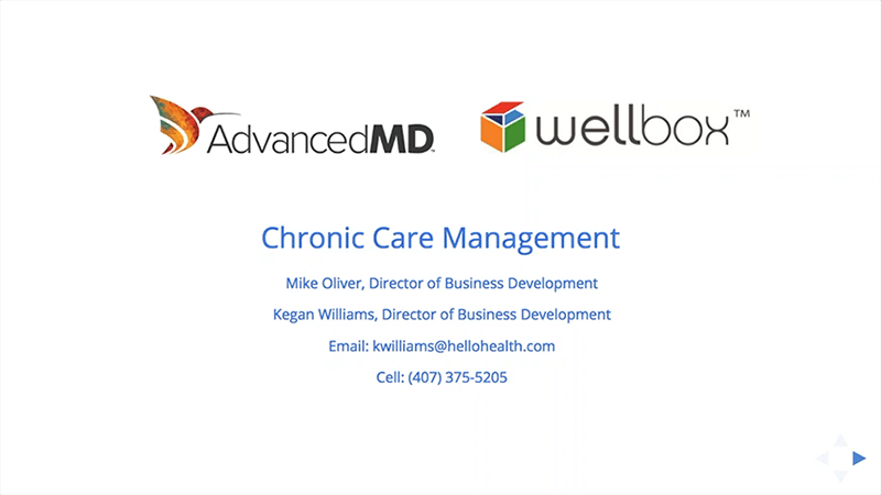 AdvancedMD Webinar Could CCM Mean New Revenue for Your Practice?