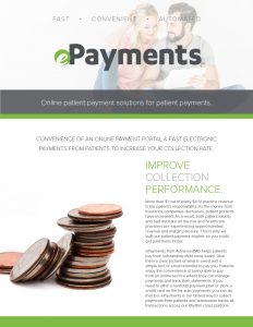 ePayments | Patient payments options | AdvancedMD Rhythm