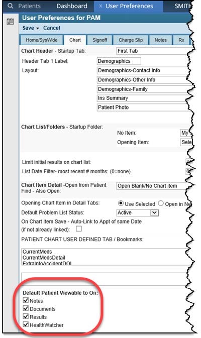 Blank Patient Chart