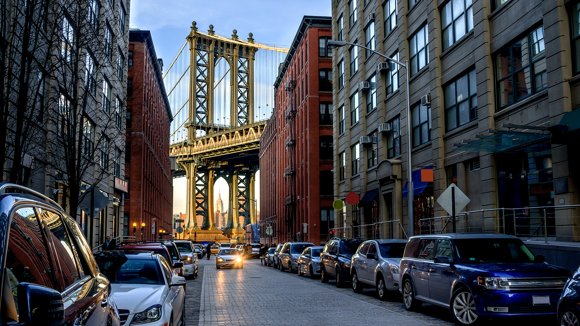 new york street with medical practices