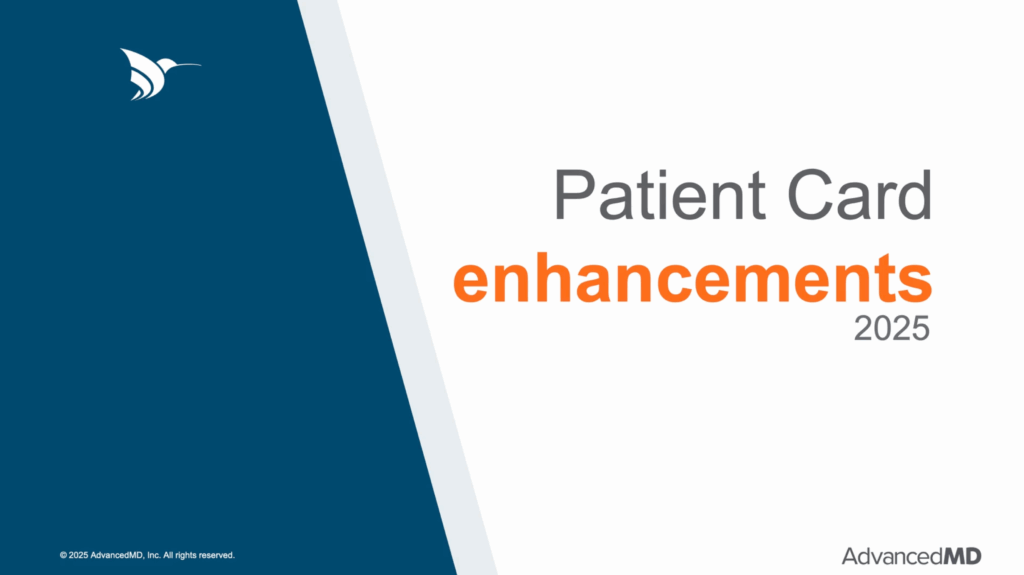 Patient Card Enhancements