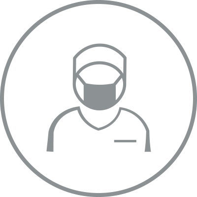 Surgeon Doctor with Mask Icon