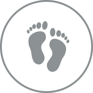 Baby Footprint Icon