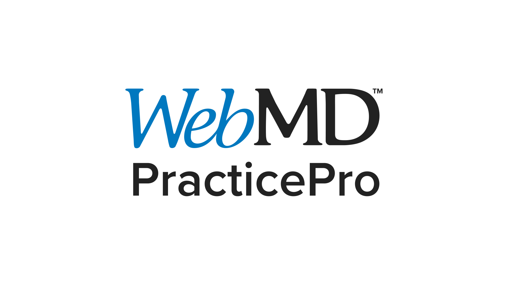 AdvancedMD Partner WebMD PracticePro